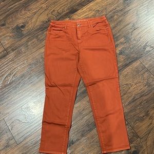 2/$15 Chicos Rust Orange Pants 1.5